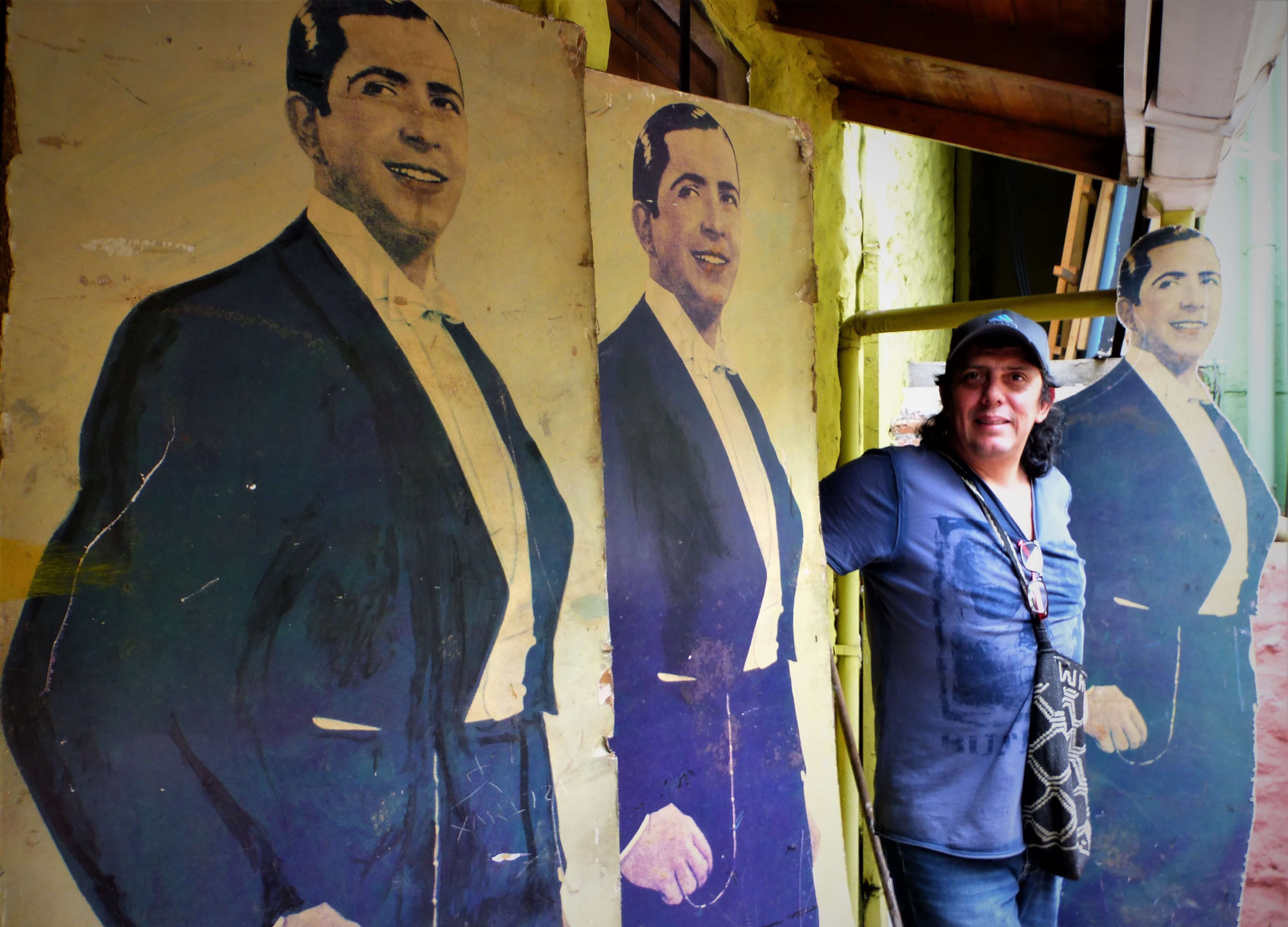 Carlos Gardel con Darío Gonzalez